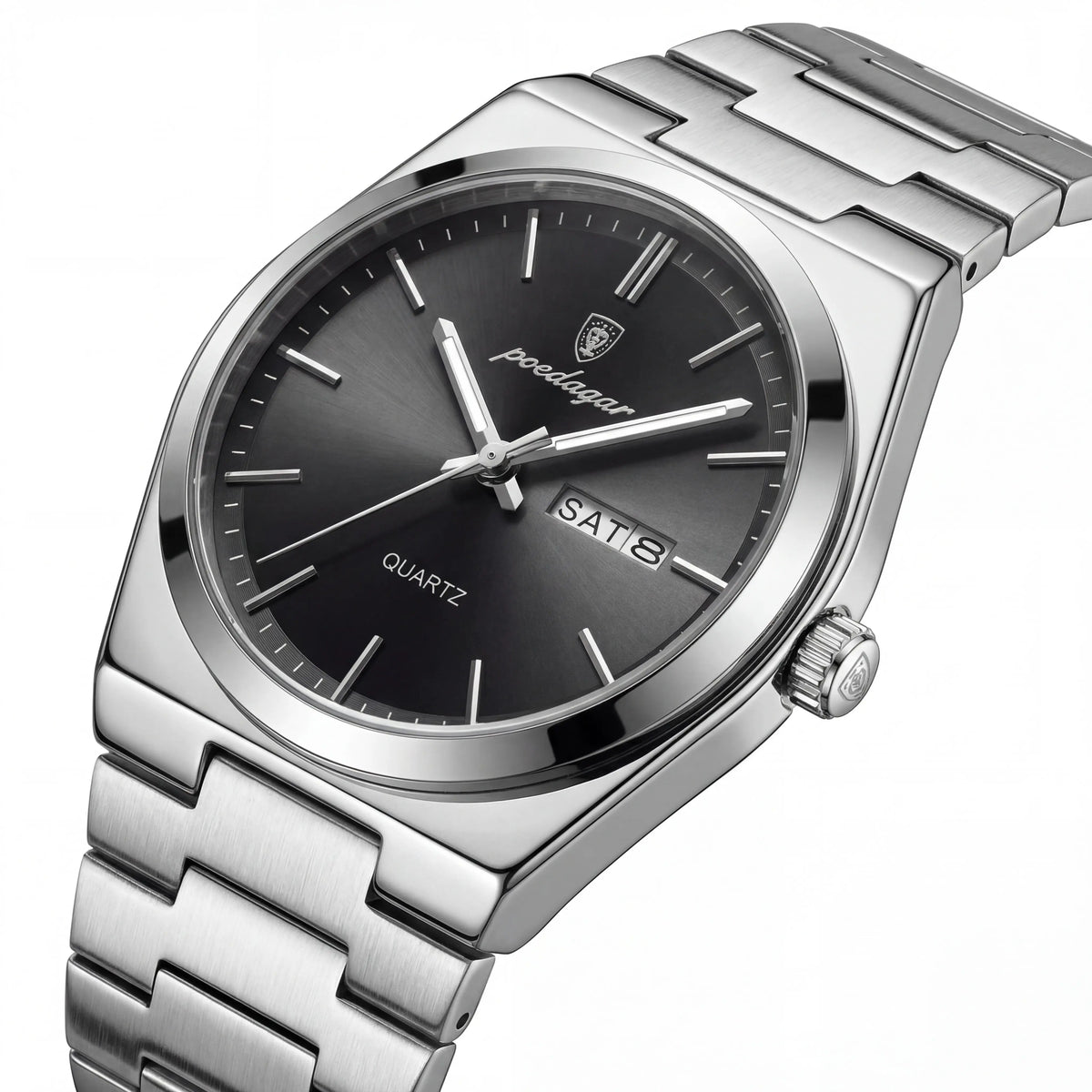 Tempus Linear Steel 40mm | Silver Black