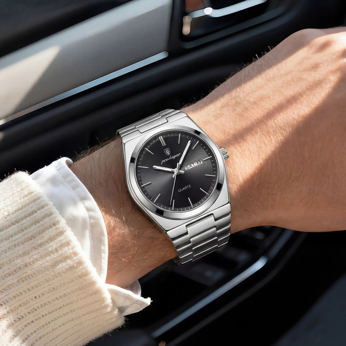 Tempus Linear Steel 40mm | Silver Black